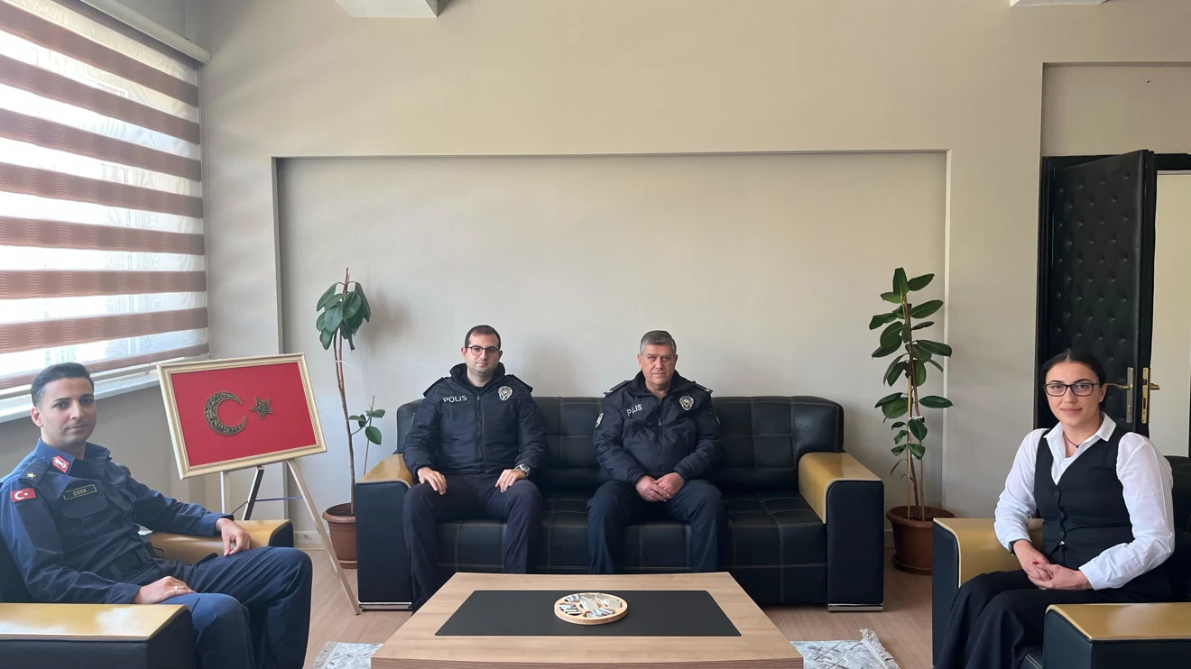 Akören İlçe Jandarma Komutanlığı ve İlçe Emniyet Amirliğinden Hayırlı Olsun Ziyareti